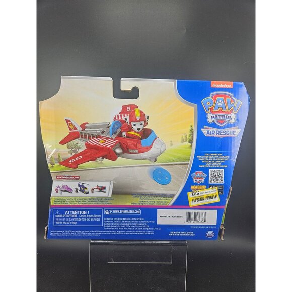 Paw Patrol Air Rescue Marshall Hero Hydro Plane Toy With Figure Nickelodeon Age - Picture 5 of 7